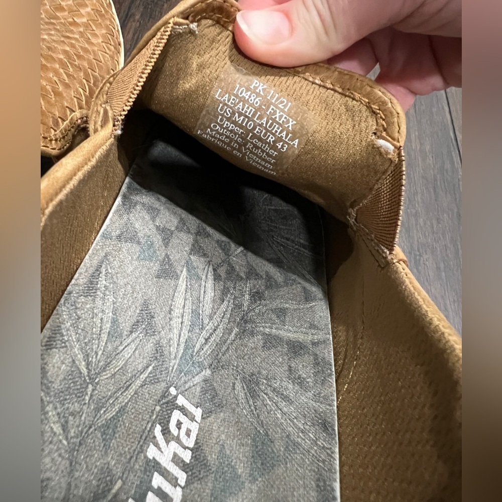 Olukai Men's Tan Slip-On Shoes - Picture 5 of 6